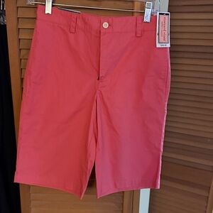 Vineyard Vines Kids Coral Shorts - Flat Front Chinos